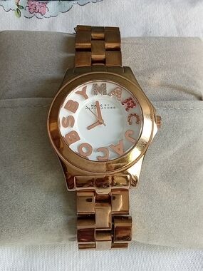 Marc by Marc Jacobs Rose Gold Logo Bracelet Watch